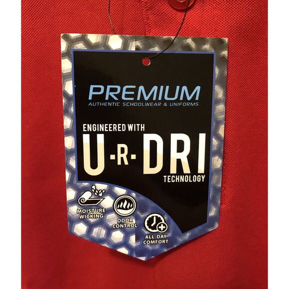 XL (18-20) Premium High Moisture Wicking Polo Golf Shirt NWT Boys Short Sleeve - Picture 5 of 9